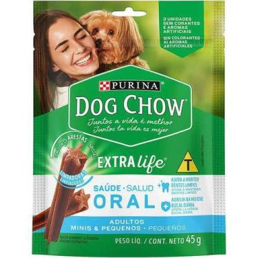 Imagem de Petisco Dog Chow Saúde Oral Para Cães De Porte Pequeno 45G - Nestlé pu