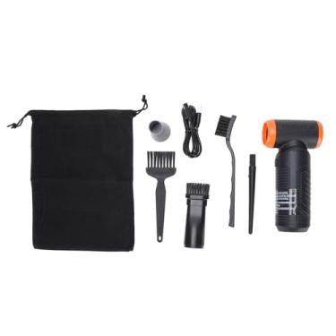 Imagem de Espanador de ar comprimido 130000RPM Mini elétrico recarregável sem fio ventilador seco motor sem escova para uso industrial ao ar livre