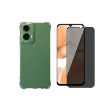 Imagem de Capa Capinha Case Anti Impacto + Pelicula Privacidade Motorola Moto G06