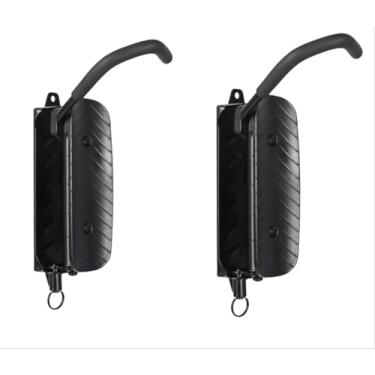 Imagem de Acdet Suporte de bicicleta para garagem, suporte de parede para armazenamento de bicicleta, preto, giratório, gancho de bicicleta de garagem interno com ângulo giratório, economia de espaço - 1 pacote