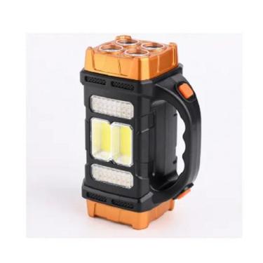 Imagem de Lanterna Holofote De Mão Led Com 70 Leds Energia Solar Usb Grande - pr