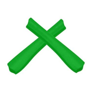 Imagem de Eye Opening Stuff Meias auriculares de substituição verdes para óculos de sol Oakley Pit Bull