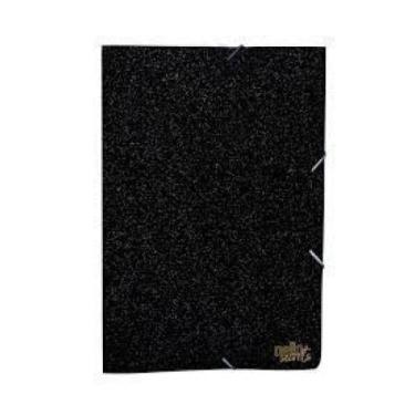 Imagem de Pasta aba elastico oficio secrets preta 0274. P. 0030 - DELLO, 3