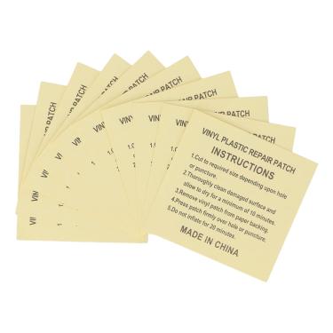 Imagem de RiToEasysports Remendo de 100 Pces, Remendo Autoadesivo Transparente do Reparo da Prova da água do Pvc para o Brinquedo Inflável do Anel de Natação do Colchão de Ar