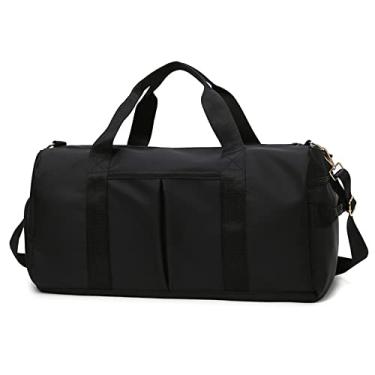 Imagem de Bolsa de Academia com Separação Seco Úmido e Compartimento para Sapatos Viagem Esportiva Treino Yoga Atividades Esportiv