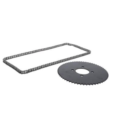 Imagem de aqxreight Kit de Roda Dentada Traseira de 35 Correntes 60T Liga de Aço Desempenho Aprimorado Alta Dureza para Mini Bike Go Kart Drift Trike Quad ATV Mini Go Especificamente Drift Quad e Desempenho Seu