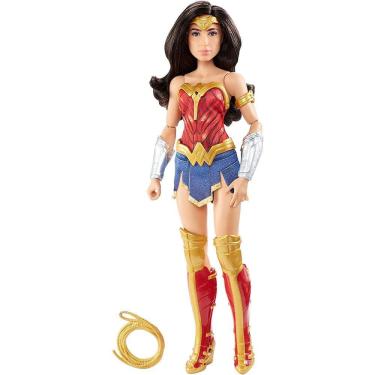 Imagem de Boneca Mulher-Maravilha 1984, roupa de super-heroína, com laço (12 polegadas)