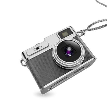 Imagem de VBESTLIFE Mini Câmera retrô Com Vídeo 1080P, Fotos de 3MP, Câmera Digital Com Chaveiro, Tela de 0,96 Polegadas, OTG Tipo C, para Viagens, Vlogging Diário (BLACK)