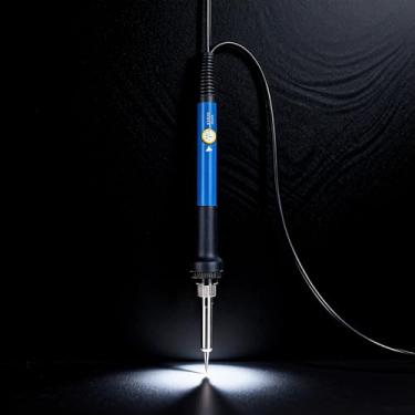 Imagem de Conjunto de ferro de solda elétrico ajustável de 60 W, caneta de soldagem de aquecimento rápido com várias pontas para solda PCB, reparo de telefone e pequenos eletrodomésticos