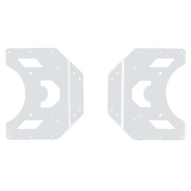 Imagem de IFCASE Adaptador de placa de conversão VESA para braço de monitor, suporte de parede de TV, painel VESA de extensão ajustável 75 mm 100 mm a 200 x 200 mm 200 x 300 mm 200 x 400 mm (branco)