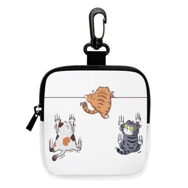 Imagem de Porta-chaves mini porta-moedas, bolsa multifuncional para chaves, moedas, fone de ouvido, batom 3, LCS multicolorido 28812, Tendência