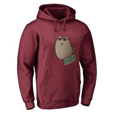 Imagem de Blusa Blusão Canguru Moletom Gato Gangster Agasalho Diversas Cores TropiCaos-Unissex