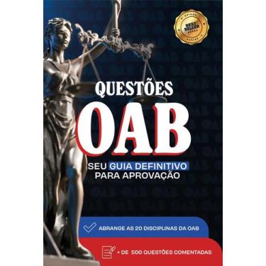 Imagem de Livro Oab Questôes Comentadas Para 1o Fase Exame Oab 2026 - OAB SIMPLI