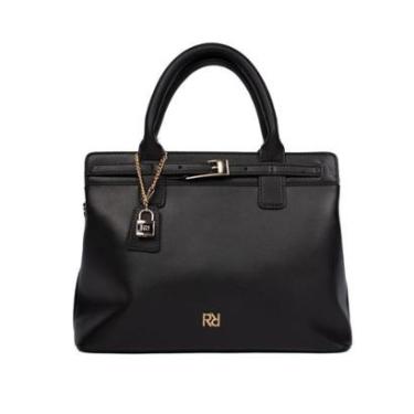 Imagem de Bolsa Feminina Rafitthy Napa Tote Média Preta-Feminino