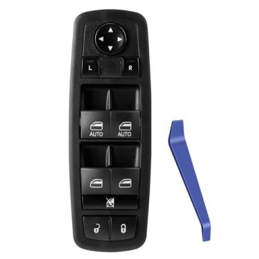 Imagem de Interruptor de janela Master Power Lado do motorista compatível com Chrysler 300 2011-2020, Chrysler 200 2015-2017, Dodge Charger 2011-2019, Ram 1500 2500 3500 4500 5500, 68139800, 68139800. 5AB 681