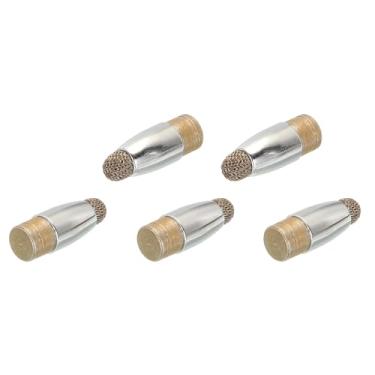 Imagem de 5 pontas de fibra de caneta stylus magnética fina de 4 mm para substituição universal para dispositivos capacitivos com tela sensível ao toque