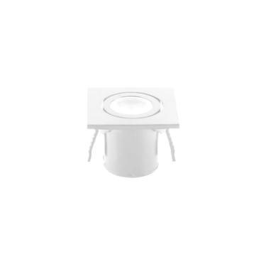 Imagem de MINI SPOT LED EMBUTIR QUADRADO AURIGA 1W 3000K BRANCO SP-7502 - ASTRALED
