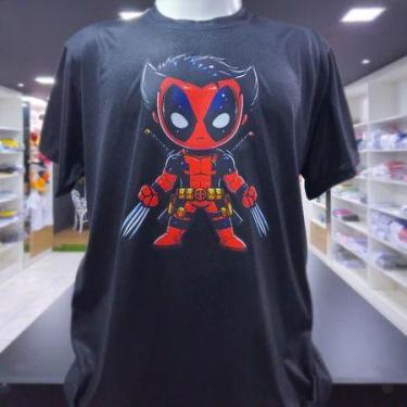 Imagem de Camisa Camiseta Deadpool e Wolverine  Marvel (unissex 100%Poliéster), 