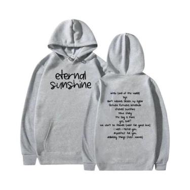 Imagem de Moletom Masculino Ariana Grande Eternal Sunshine Estilo Harajuku Manga