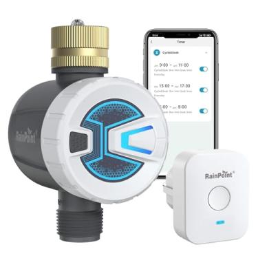 Imagem de RAINPOINT Temporizador de água WiFi para irrigação