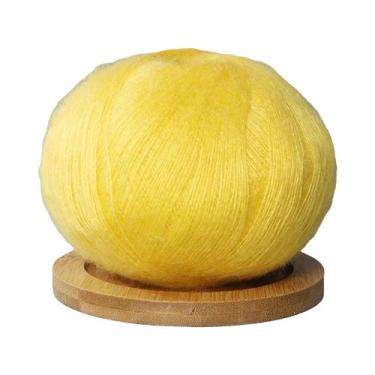Imagem de Fio De Mohair Macio 6 Peças 50g Cada, Fio De Lã Para Crochê E Tricô Ma