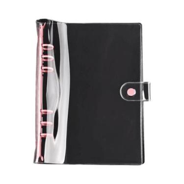 Imagem de Pasta Organizadora Transparente A5 Com 6 Furos Para Scrapbook, Matrize