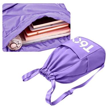 Imagem de Mochila Bag T60 Lilás Compacta Escola Academia Fitness, Lilás