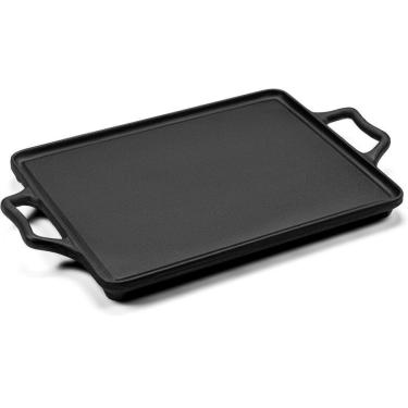 Imagem de Chapa retangular 50x35cm ferro fundido Panela Mineira