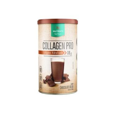 Imagem de Collagen Pro Hidrolisado Colágeno Certificado Nutrify 450g, Chocolate 