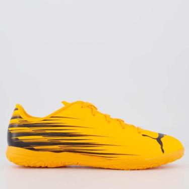 Imagem de Chuteira Puma Attacanto II IT Juvenil Laranja e Preto, 32