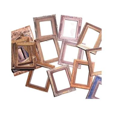 Imagem de Decoração De Molduras Vintage, 30 Peças De Papel Para Scrapbook, Mater