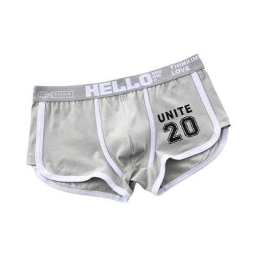 Imagem de Cuecas Boxer Masculinas De Algodão 1/3/4 Pacote Sexy Confortáveis Para