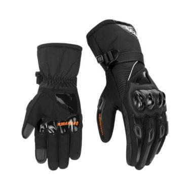 Imagem de Luvas De Motocicleta Impermeáveis Para Homens, Luvas De Inverno Com Te