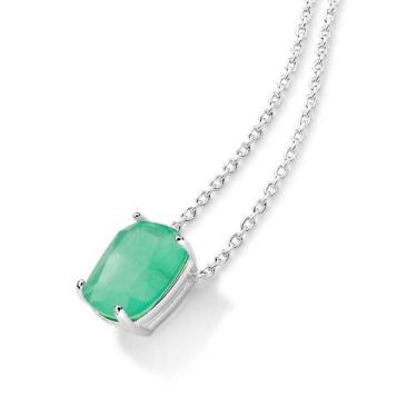 Imagem de Gargantilha Prata Cristal Fusion Turmalina Rommanel 830144 Cor:Prata, 