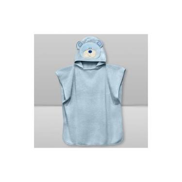 Imagem de Toalha Poncho Kids Laço Bebê Animada - LACO BEBE, 60X140, URSO BRU AZU