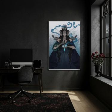 Imagem de Quadro Decorativo Deusa Hecate  - 70x50cm