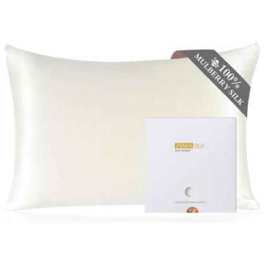 Imagem de Fronha ZIMASILK 100% seda de amora pura para cabelo e pele