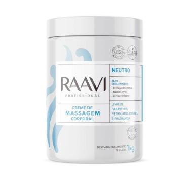 Imagem de Creme Para Massagem Raavi Neutro 1kg