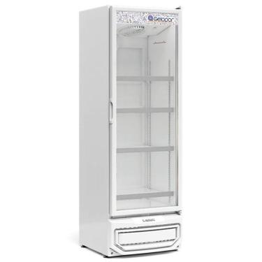 Imagem de Expositor Vertical 1 Porta De Vidro Gcvr45 Branco 220V Gelopar