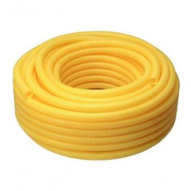 Imagem de Conduíte Corrugado Conduite Amarelo de 3-4 25mm para Instalações Elétricas Leve Reforçado Higipack