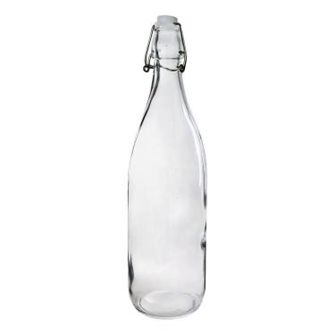 Imagem de Garrafa de Vidro Clear Tampa Hermética 930ml S2900M - Bono