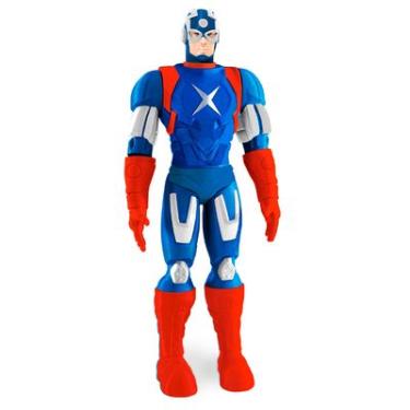 Imagem de Boneco Comando Hero X-Soldier Homeplay Verde Militar 40cm Vinil Articulado