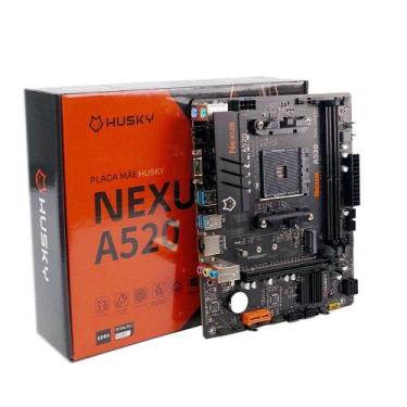 Imagem de Placa-Mãe Husky Nexus A520, M.2 NVMe, DDR4 3200MHz, Ryzen 5000/4000/30