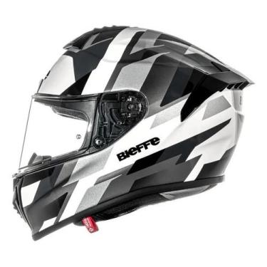 Imagem de Capacete Premium Breaper Brave Branco Prata ~ Bieffe, 58