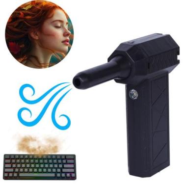 Imagem de Mini Soprador Ventilador Ar Turbo Jato 130000 Rpm Elétrico - Tesla Sto