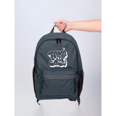 Imagem de Mochila Feminina Nylon Take it Easy Estampada Personalizada Resistente