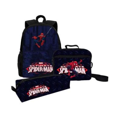 Imagem de Kit Mochila Bolsa Escolar Com Lancheira Térmica E Estojo Personalizado