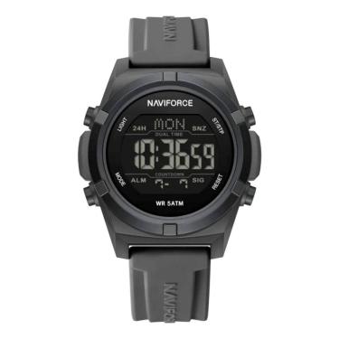 Imagem de Relógio Masculino LCD Duplo Esportivo 5ATM à Prova D`água