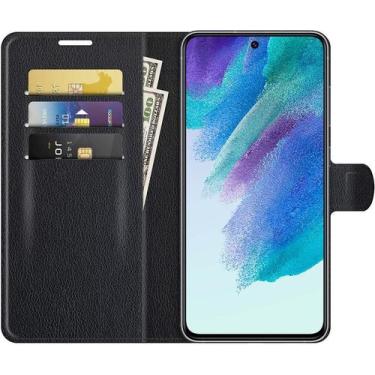 Imagem de Capa Capinha Carteira Galaxy S21 Fe 5G Case Couro Flip Top - Danet, Pr