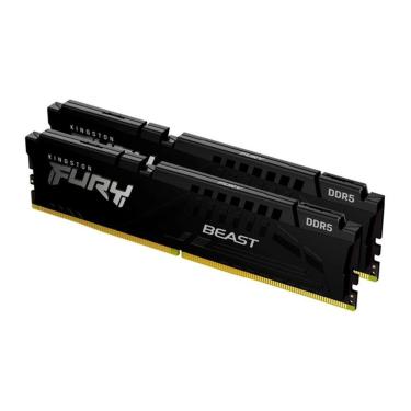 Imagem de Memória RAM Kingston Fury Beast Expo, 16GB (2X8GB), 6000MT/s, DDR5, DIMM, CL30, - KF560...